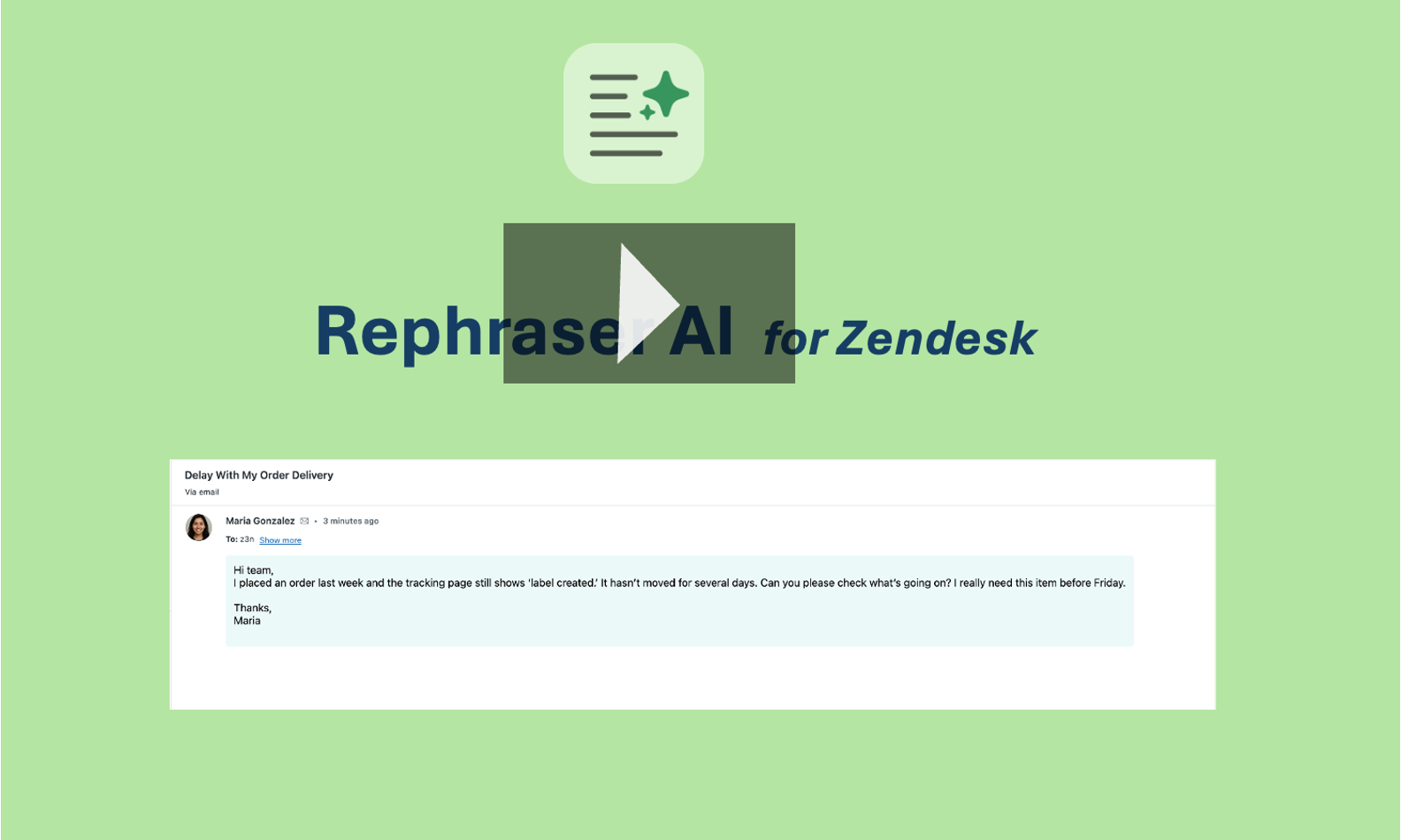 Watch the demo video